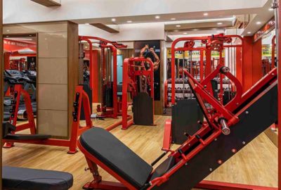 Modern gym equipment at Meera's Fitness Centre, Thane West
