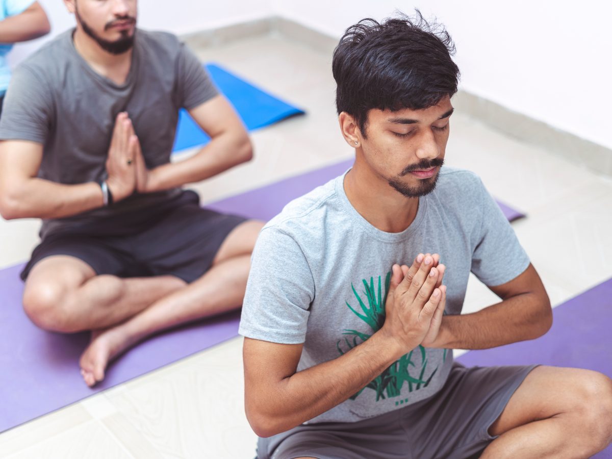 Group and corporate meditation session at Meera's Fitness Centre, Thane West